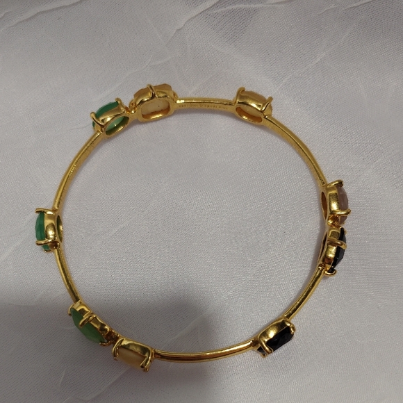 Kate Spade Gold Bracelet with Purple, Green, and Pink Accents - Picture 4 of 7